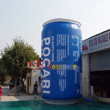 

Giant Advertising Inflatable Can , Milk Bottle Model Inflatable Juice Tea Beer Bottle Replicate Models