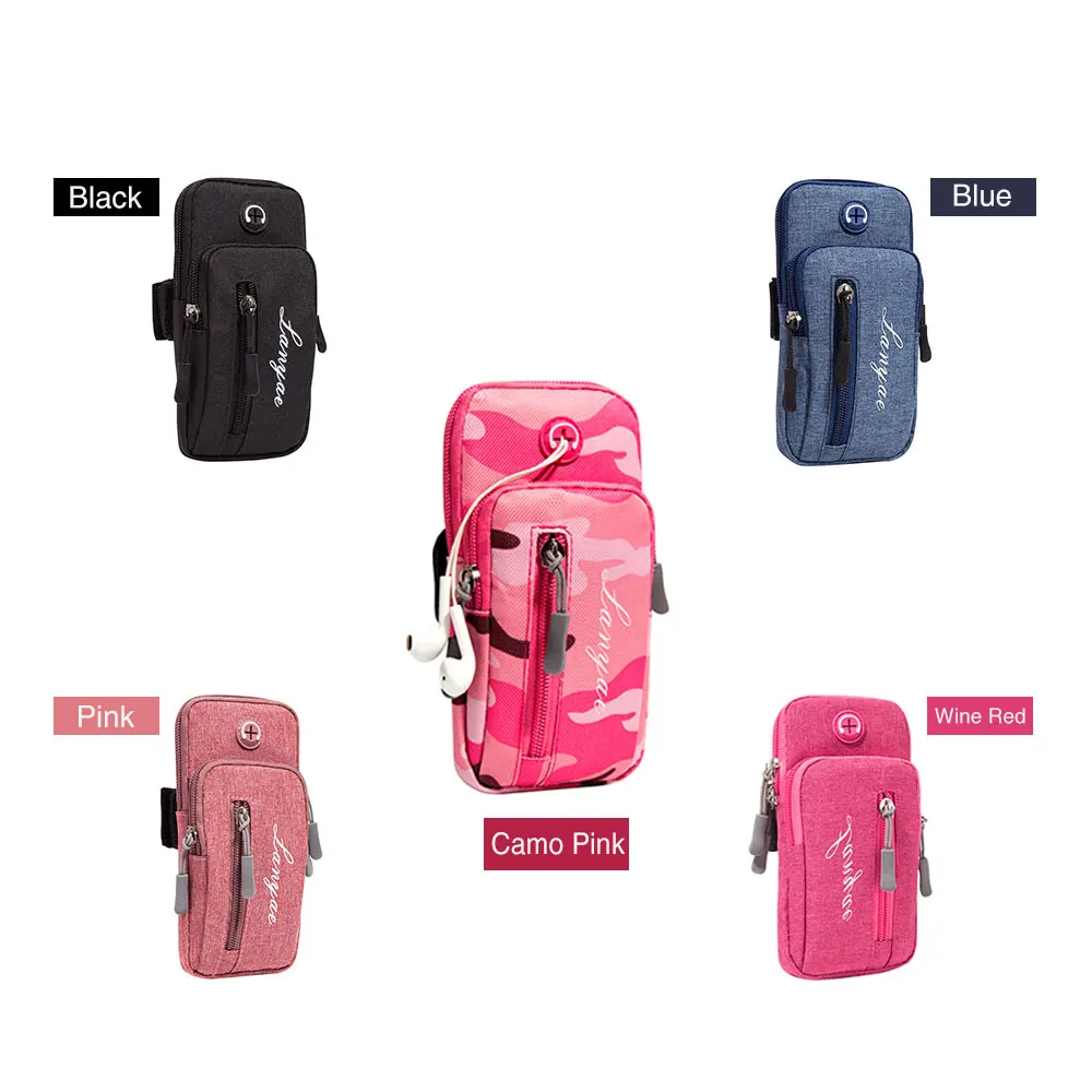  Simple Style Running Men Women Arm Bags for Phone Money Keys Outdoor Sports Arm Package Bag with He - 32955468128