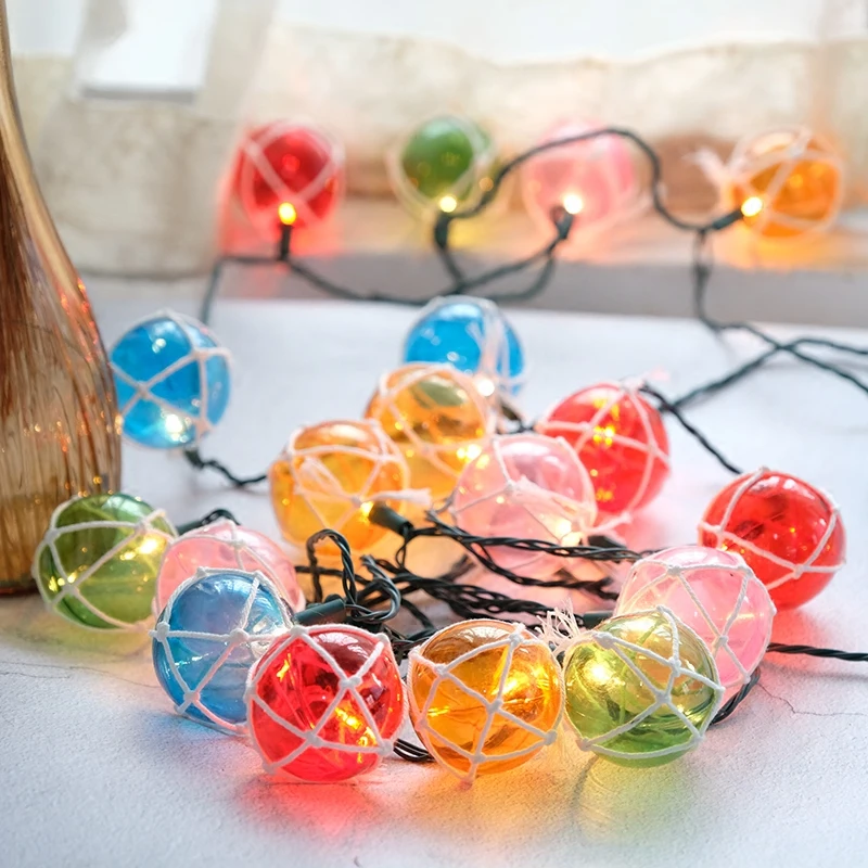 20 Led Fairy Coastal Buoy Beach Style Battery Operated String Lights 3M Led Decoration For Christmas Garland On The Window 20 Led Fairy Coastal Buoy Beach Style Battery Operated String Lights 3M Led Decoration For Christmas Garland On The Window