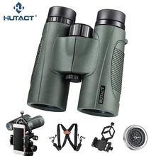 Hutact 10х42 бинокль высокой мощности охотничий телескоп Verrekijker FMC покрытие телескоп Профессиональный для путешествий BAK4 оптика