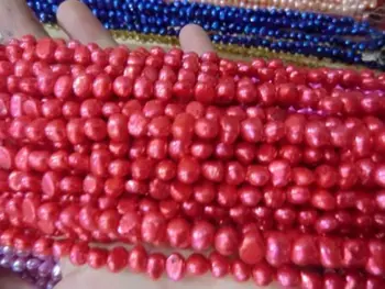 

xd j00479 6-7 mm natural pearl loose beads 14.5" 10strands