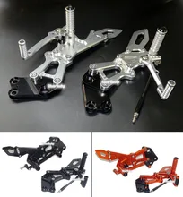 ЧПУ Регулируемая Райдер Задняя Устанавливает Rearset Подножка для Ног Колышки Для KTM RC125 RC200 RC390 RC 125 200 390 2014 2015 2016