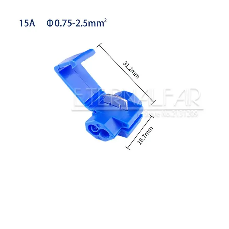 Соединитель линии клеммное соединение Синий Красный быстрое соединение зажим провода обжимной сплиттер губной полос зажим без полосы мягкий дистрибьютор