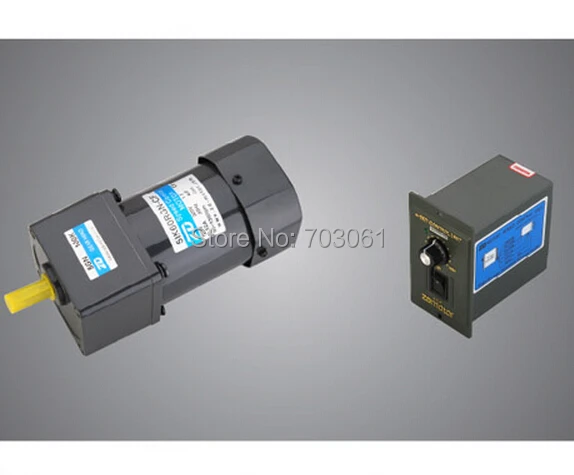 60W speed regulating motors AC speed control electric motor mini  AC gear motor ratio 50:1 Electrical Equipment Supply