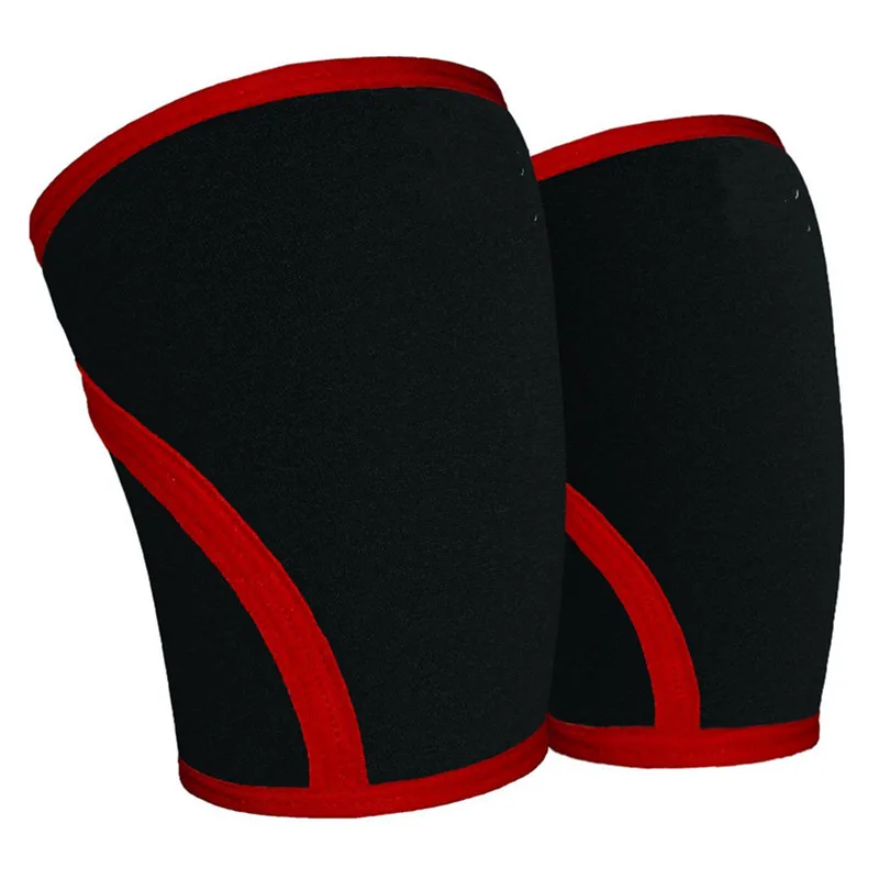 

7MM Durable Portable Knee Sleeve Last Double-stitched Support For Squat Powerlifting Knee Wraps Straps Compression #289199