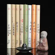 40 шт./кор. сандаловое дерево Ладан палка натуральным ароматом специй Ароматерапия чистый воздух в помещении церемонии Будды Ладан домашний декор