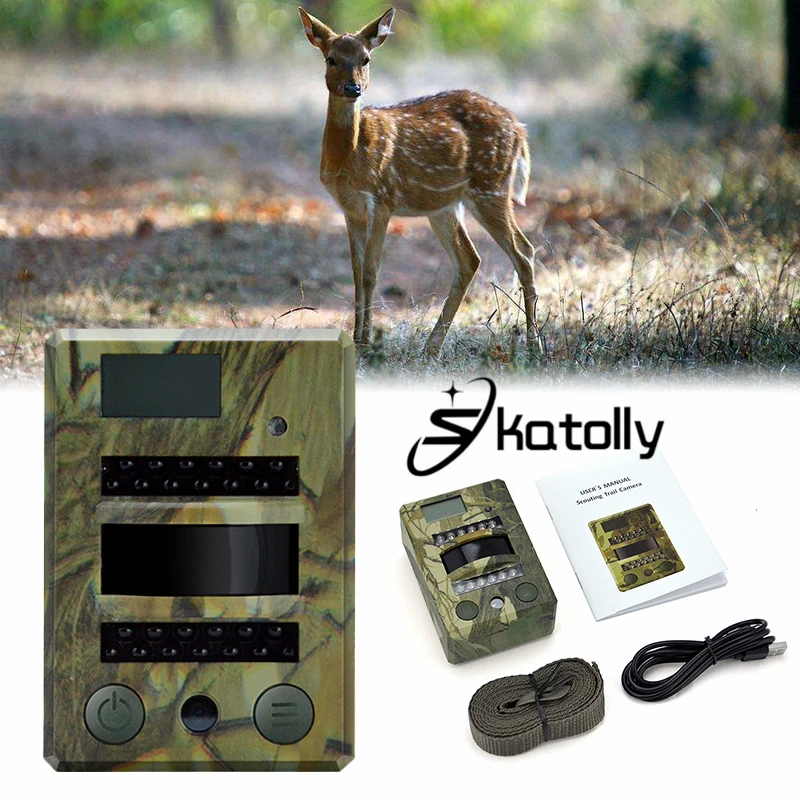 

Skatolly Brand 1*HD Hunting Camera Infrared Night Vision Sensor Surveillance 30FPS Digital S690 Hunting Cam Free shipping!