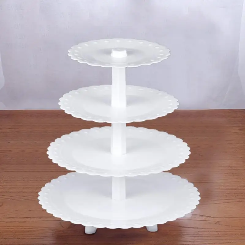 

3/4 Tier Cake Stand Birthday Party Cake Stand Wedding Party Table Stand Dessert Table Display Shelf Fruit Plate Stand Cake Decor