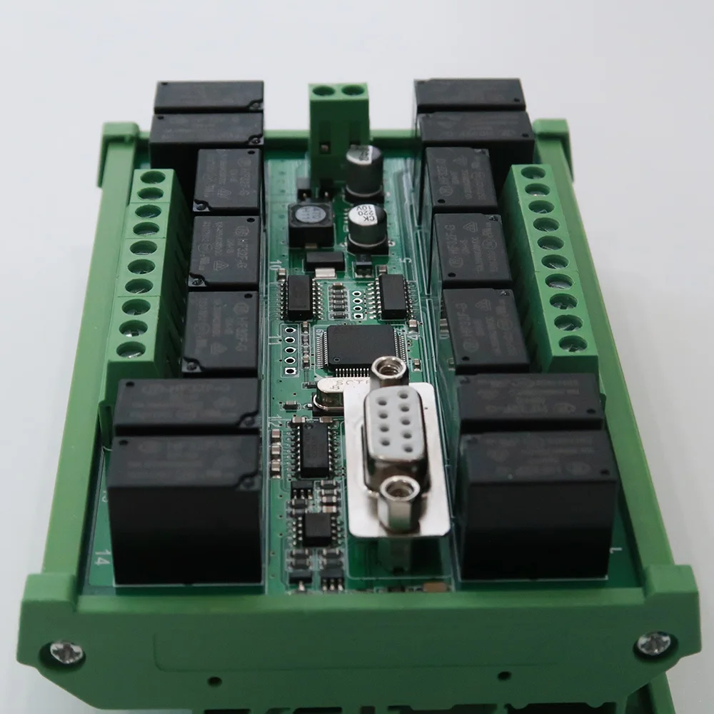 12DI 12DO RS485 протокол MODBUS RTU коммуникационная плата Транзистор Реле выход цифровой входной модуль промышленная плата управления