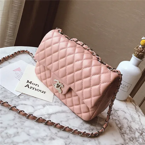 Новая модная женская сумка, известный бренд, дизайнерская роскошная кожаная женская сумка через плечо, сумка через плечо, ручная сумка, bolsa feminina - Цвет: Розовый