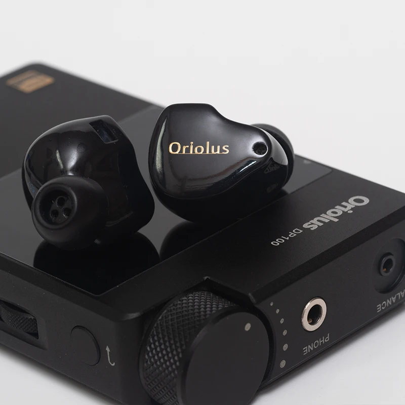 Наушники Oriolus Black Дания Sonion BA Driver + 10 мм динамический привод на заказ гибридный