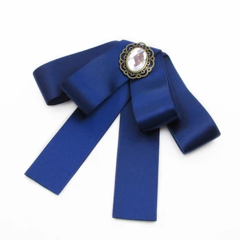 

High quality College style Bow Tie Butterfly Cravat Silk Bowtie Solid Color Marriage Bow Ties For men Women Formal Business