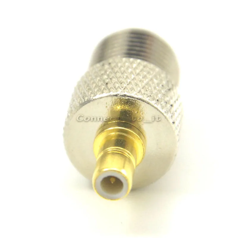 Davitu Electrical Equipments Supplies 100 Pieces SMB-F Adapter SMB Male to F Female Connector Adapter Straight Nickelplated Connector Davitu Electrical Equipments Supplies 100 Pieces SMB-F Adapter SMB Male to F Female Connector Adapter Straight Nickelplated Connector