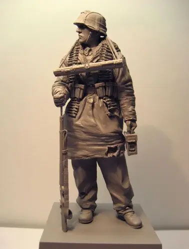 

1/16 120mm Unpainted Resin Figure Gunner