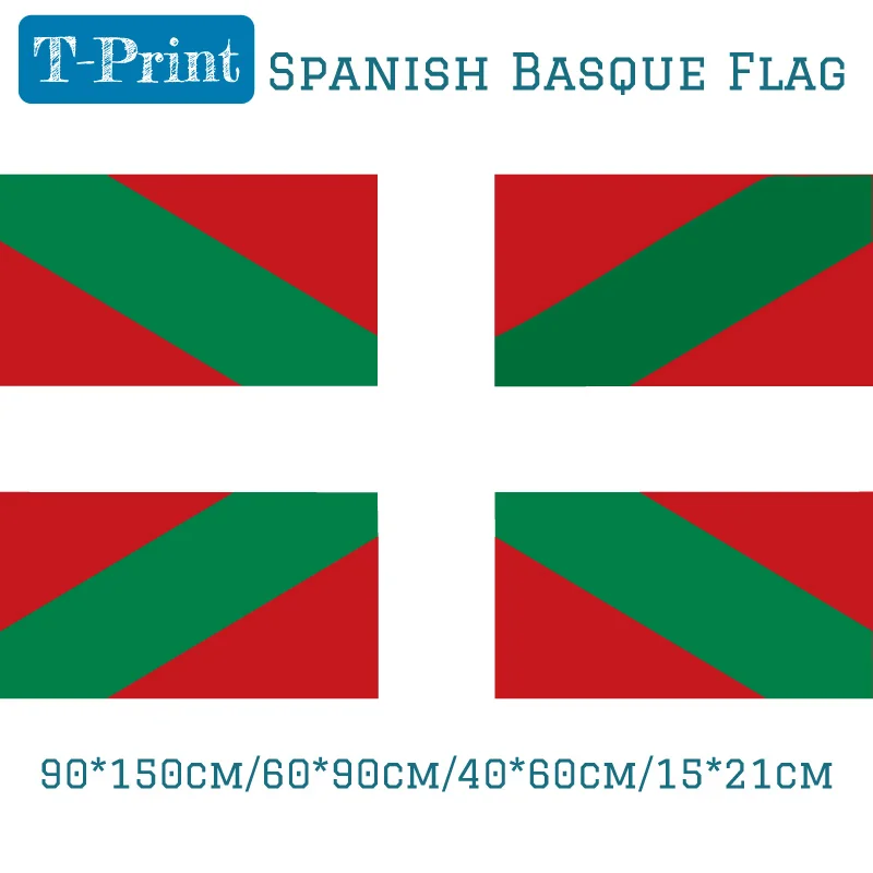 

Free shipping 90*150cm/60*90cm/40*60cm/15*21cm Flying The Spanish Basque Flag Union Home Decoration Spain