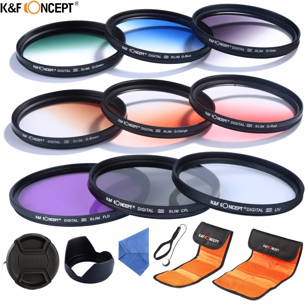 Buy K&F CONCEPT 52/58mm Camera Filter Kit UV CPL FLD