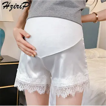 

Hzirip Cotton Pregnant Underwear Belly Loose 2019 High Waist Pregnant Lace Female Maternity Soft Shorts