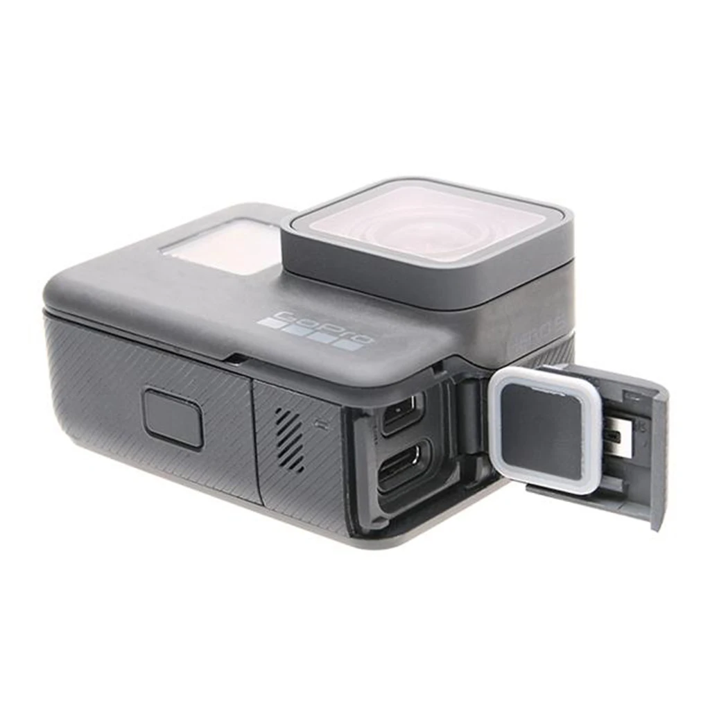 Repair Part for GoPro HERO5 BLACK/ HERO 6 BLACK Sport Camera Replacement Side Door HDMI Cover Case - Black