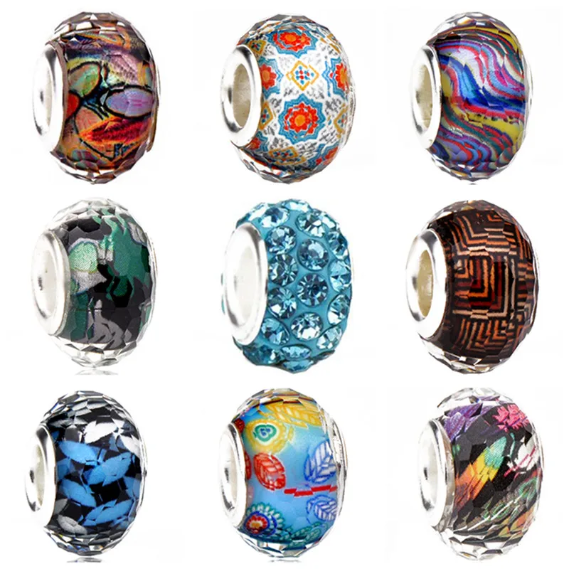 Браслет Pandora из цветов муранского дерева подходит для оригинальной бижутерии