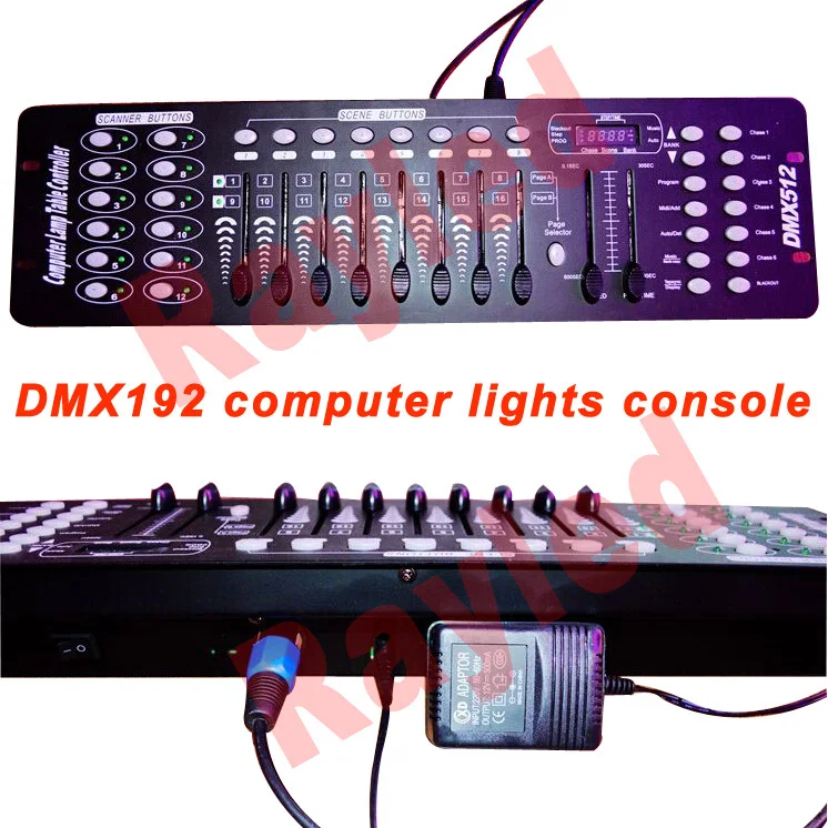 

free shipping,16 channels,DMX512 stage lights dimmer,DMX192 computer lights console