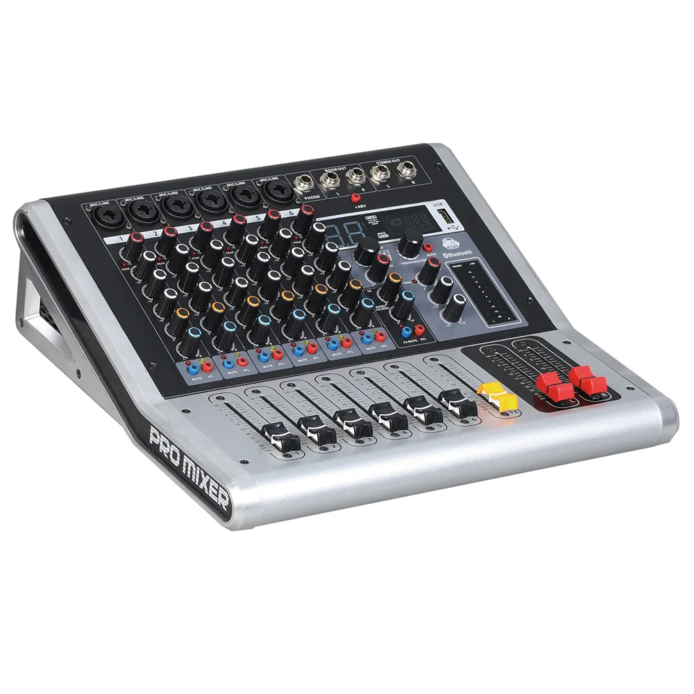 Mixing console recorder 48 V phantom power monitor