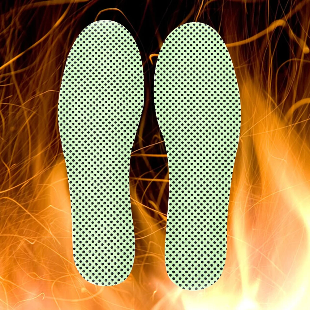 

Warm Reflexology Insole Self-heating Insoless Winter Soles For Footwear Natural Tourmaline Heated Self-heating Insoles 1Pair