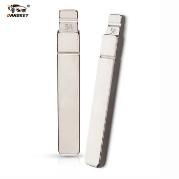 

Dandkey Metal Blank Uncut Flip KD Remote Key Blade Type #58 For Citroen Triumph For Peugeot Renault NO. 58 Blade Without Goove