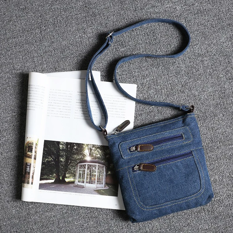 Unisex Crossbody Bag Shoulder Bag Girls New Denim for Women