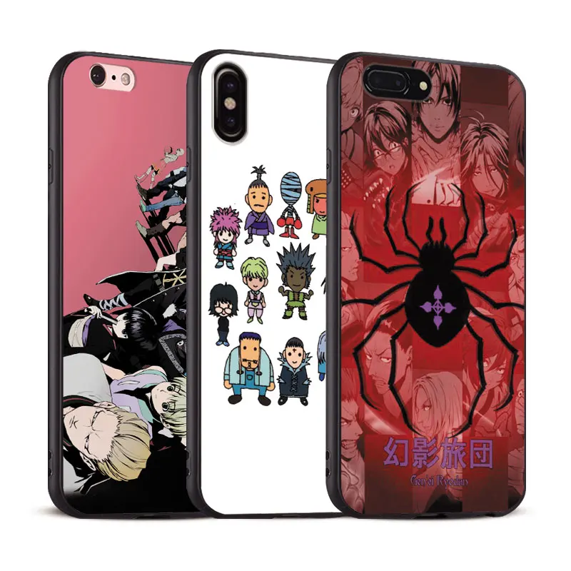 

Phantom Troupe hunter hunter hxh Tpu Soft Silicone Phone Case Shell For Apple iPhone 5 5s Se 6 6s 7 8 Plus X XR XS MAX