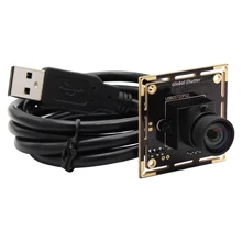 720P рыбий глаз Глобальный затвор USB модуль камеры MJPEG 60fps 1280*720 Aptina AR0144 веб-камера для Mac Linux Android Windows
