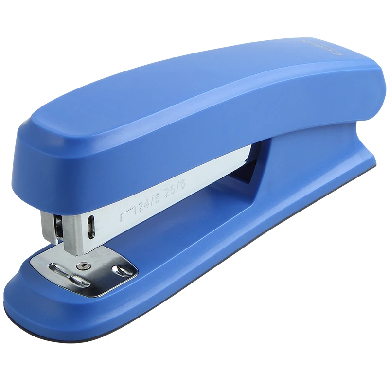 

Comix B2982 Antislip stapler ,suit for staples: 24/6, 26/6 enable for 25pages/80g, Black,Blue,Light-grey random colors