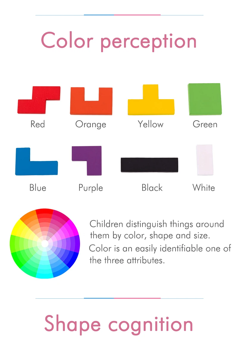 Деревянный Танграм тетрис интеллект образовательные головоломки для детей головоломка игра игрушка для детей PHOOHI