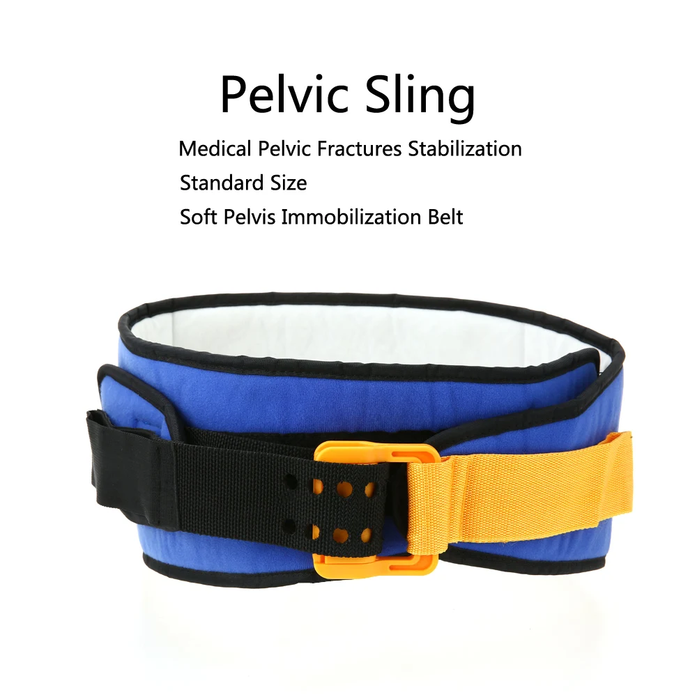 

Medical Pelvic Support Sling Pelvic Fractures Stabilization Brace Belt Pelvis Immobilization Belt First-Aid Standard Size Band