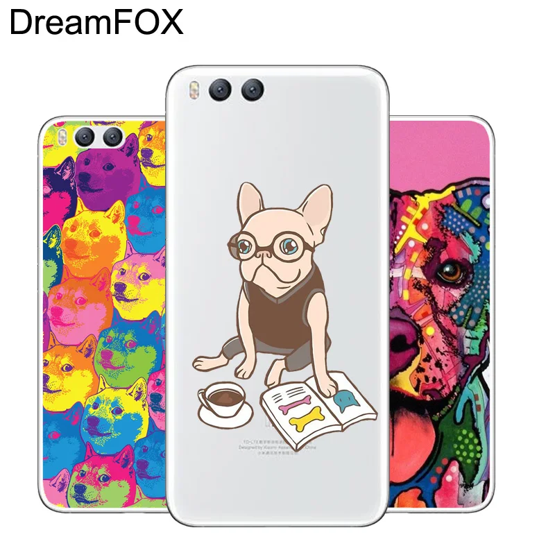 DREAMFOX L363 милой собаки питбуль поп силиконовый чехол-накладка из мягкого ТПУ чехол
