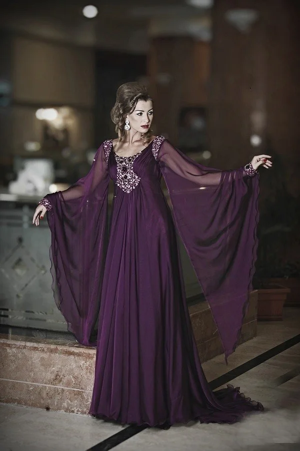 Арабские Вечерние платья Дубай Кафтан халат De Soiree Manche Longue вечерние платья с длинными рукавами марокканские платья-кафтаны