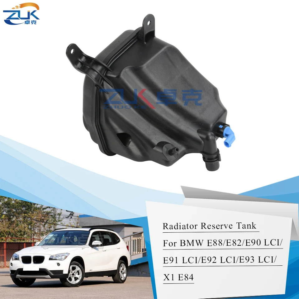 

ZUK Coolant Expansion Tank Liquid storage For BMW E88 E82 135 For E90 E91 E92 E93 LCI 335 For X1 E84 For N55 Engine