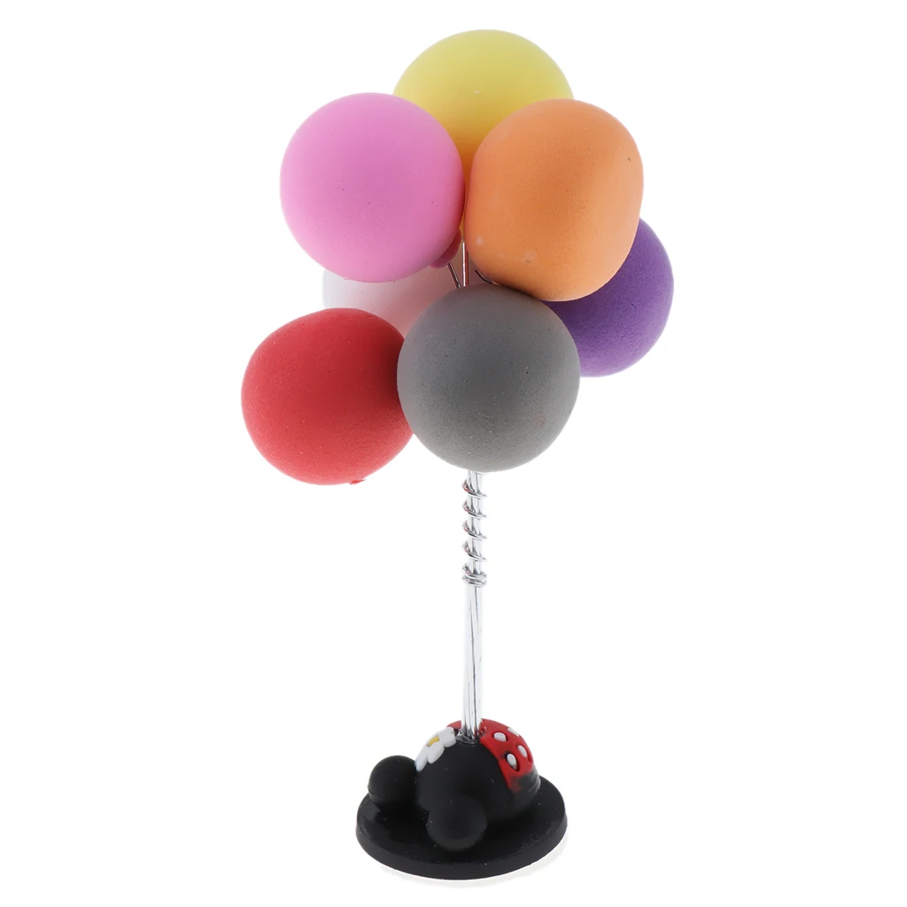 Creative Cute Colorful Balloons Dashboard Decorations Car Home Office Ornaments Best Birthday Holiday Gift