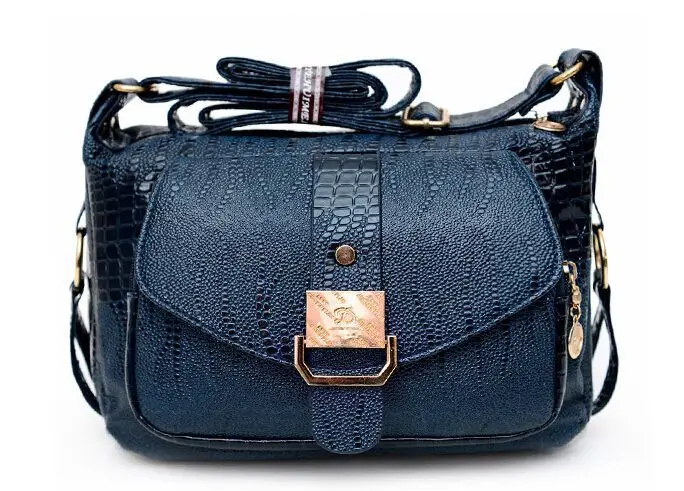 Женские сумки-мессенджеры, кожаная сумка, модели среднего возраста, сумка через плечо для женщин, сумки для мам, высокое качество, сумка MU9 - Цвет: Синий