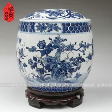 Архаизмы пять большой просто сломанной красивый синий и белый фарфор большой сливы цветок бабочка