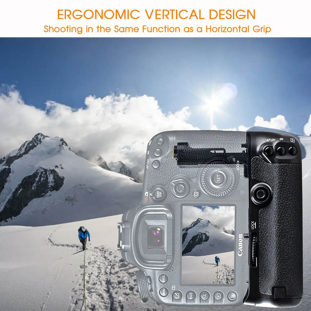 Travor Профессиональный батарейный блок для Canon 5D3 5DIII 5DMark III 3 5DS 5DSR как BG E11|battery grip|grip