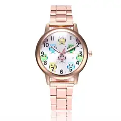 Кварцевые наручные часы Для женщин часы моды Повседневное наручные Reloj Mujer сплав Сталь полосы Стекло роскошные часы 17DEC22