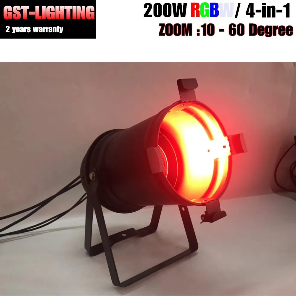 200 Вт Led COB Zoom Par Cans 3200k теплый белый DJ свет для|Эффект освещения сцены| |