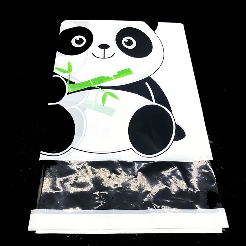 

1pcs/lot 108CM*180CM Panda disposable tablecloths Panda theme birthday party decorations Panda theme plastic tablecloths