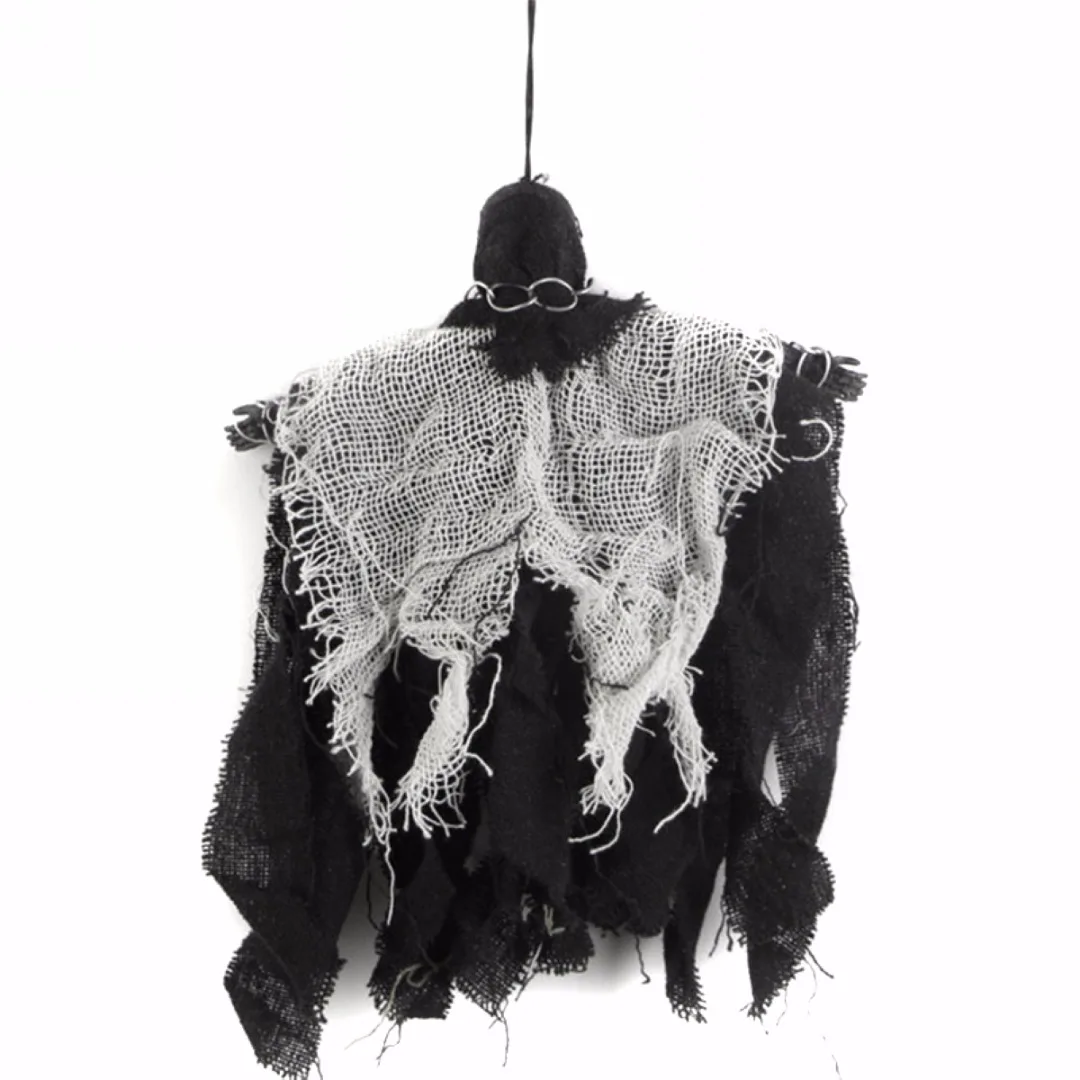 JX-LCLYL Halloween Party Bar Prop Decoration Voice Activated Hanging Skull Skeleton Ghost