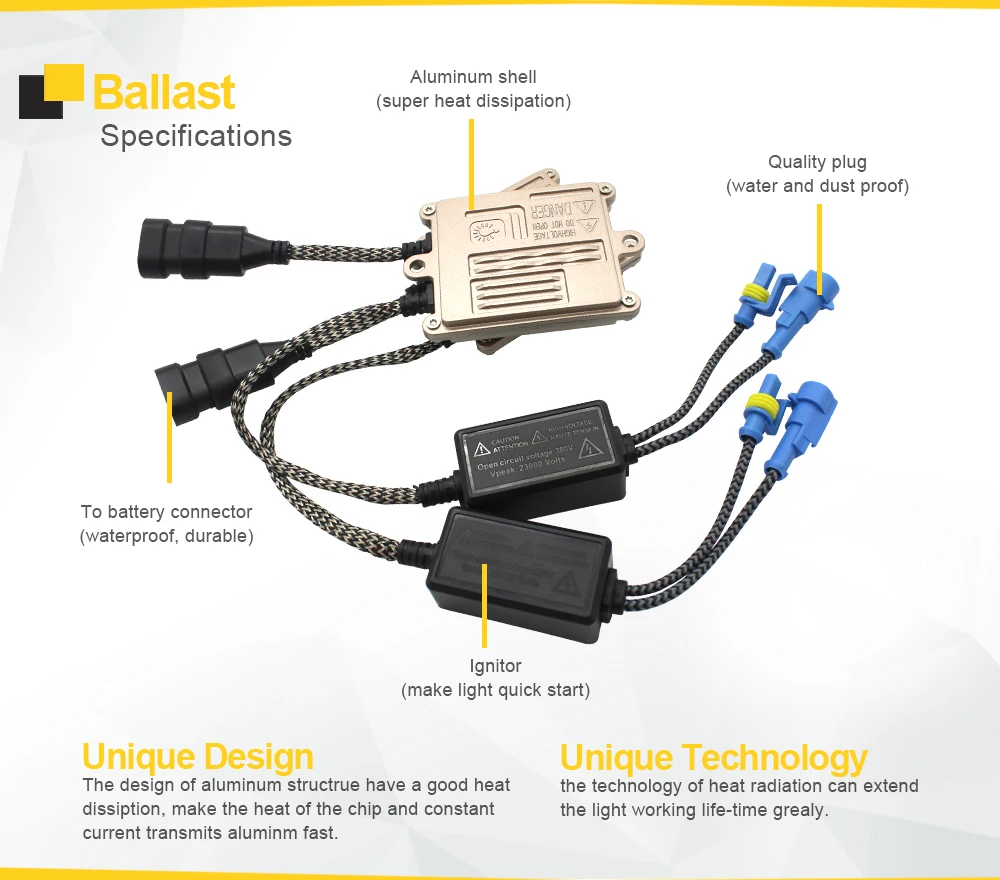 Loaut HID комплект AC 55 Вт Автомобильные фары быстрый старт H1 H4 H7 H8 H9 H11 9005 9006 9012 блок розжига/Балласт 4300 K 5000 K 6000 K 8000 K