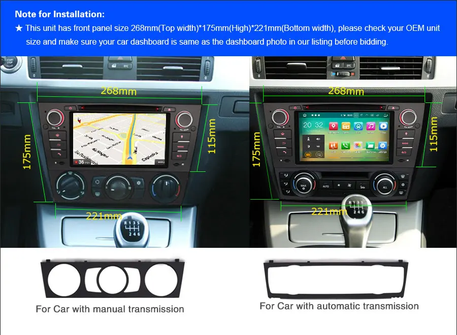 Cheap Erisin ES7867B 7" Android 8.0 Octa core 4G RAM Car DVD GPS Radio DVR DAB+ DVD For BMW 3 Series E90 Saloon/Touring/Coupe 8