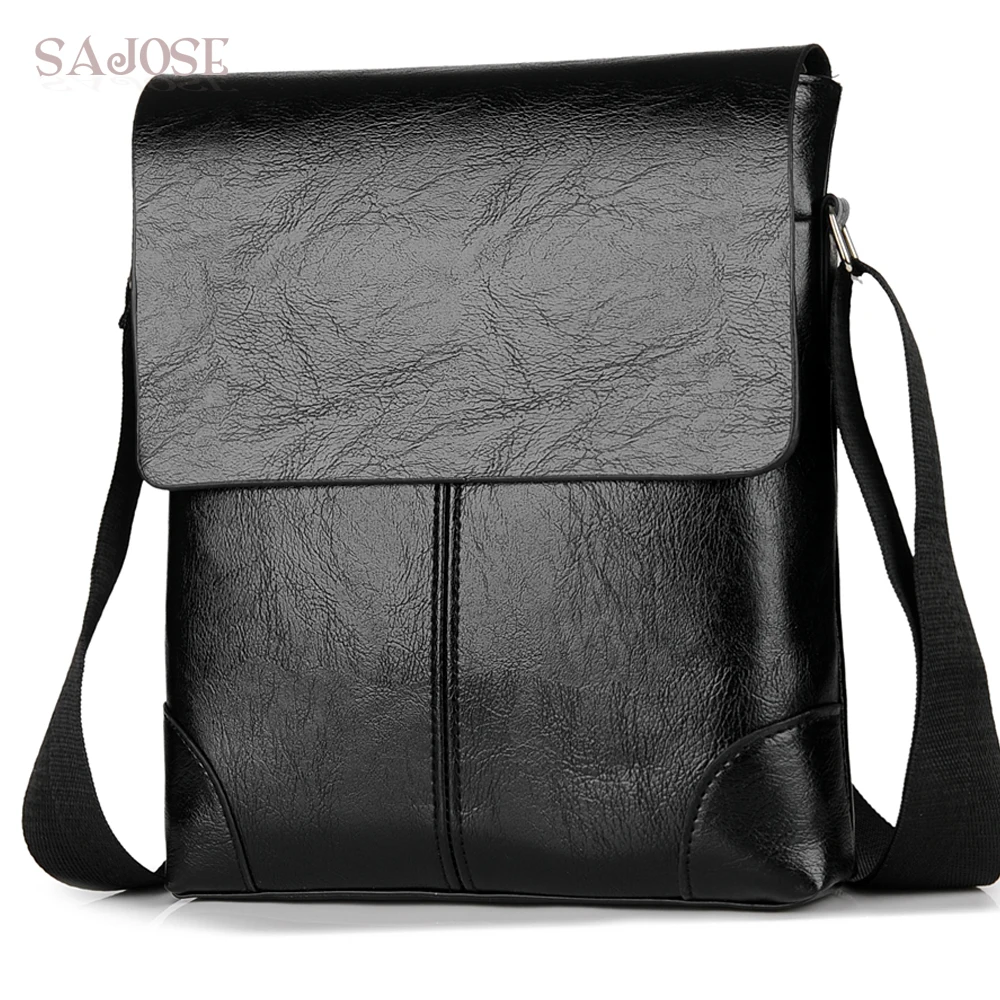 أكياس crossbody للرجال بو الجلود الكتف حقيبة عارضة خمر 2 مجموعات الأزياء الشركة عالية الجودة الرجال رسول حقائب اليد حقيبة