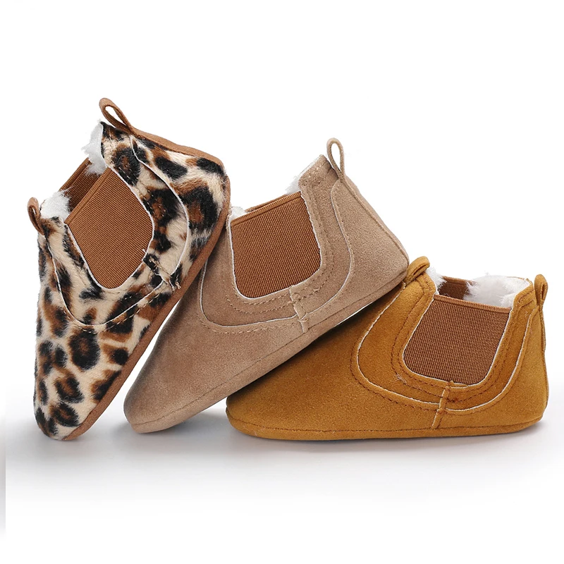 Обувь из искусственной кожи для новорожденных девочек; осенние кружевные леопардовые кроссовки для первых шагов; Классическая Повседневная обувь для малышей