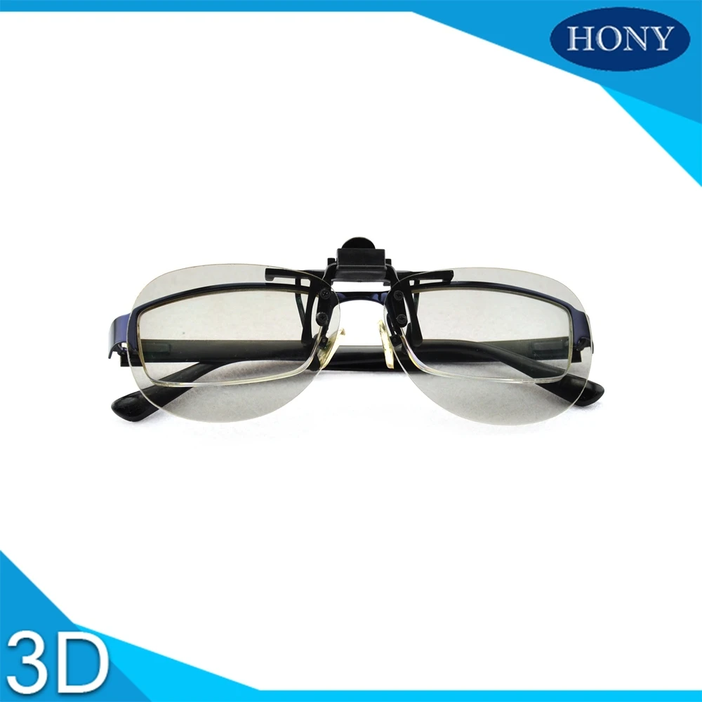 2 шт в упаковке унисекс 3D клип на очки поляризованные очки для Imax фильмов/кинотеатров, клип на пассивные Imax 3D очки