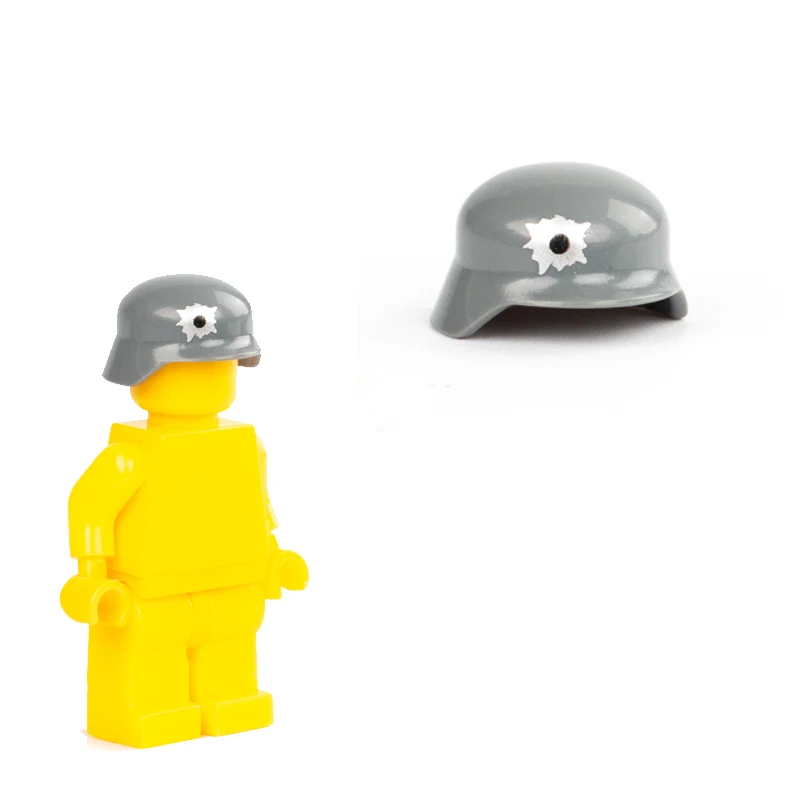Billig NEUE WW2 Military Armee Soldat Fakten Bausteine Deutsch motorrad Waffe Weste Helm Zubehör Ziegel Spielzeug für Kinder